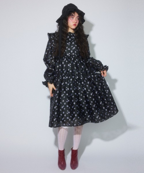 Candy Stripper(キャンディストリッパー)の「JACQUARD SAILOR ワンピース(ワンピース・レディース・ブラック/ブラック系その他・FREE)」の18枚目の写真