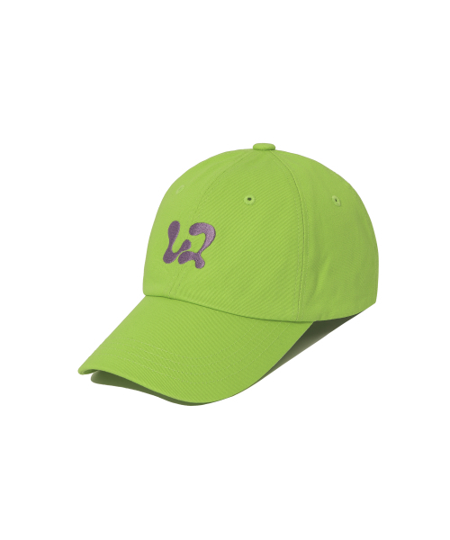 WOOALONG(ウアロン)の「Mellow logo cap - LIGHT GREEN(キャップ・レディース・ライトグリーン・S/M)」の2枚目の写真