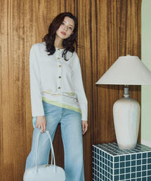 a/mie | ＜ウォッシャブル＞＜ａ＞シルク混ニットカーデ / 1216176200(ニット/セーター)