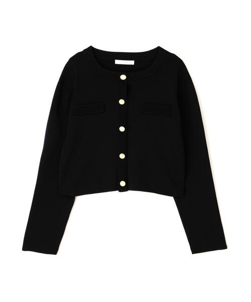 a/mie（アミー）の「＜ウォッシャブル＞＜ａ＞シルク混ニットカーデ / 1216176200（ニット/セーター・レディース・イエロー/ホワイト/ブラック/ブルー・MEDIUM/SMALL）」の5枚目の写真