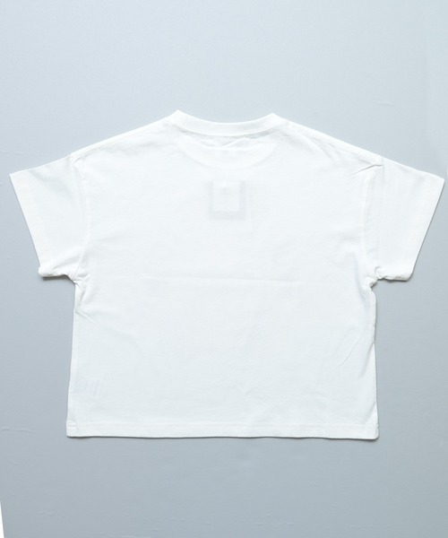 FRUIT OF THE LOOM(フルーツオブザルーム)の「【FRUIT OF THE LOOM】別注カレッジプリントT(Tシャツ/カットソー・キッズ・チャコール/オフホワイト・80/90/95/100/110/120/130/140/150)」の10枚目の写真