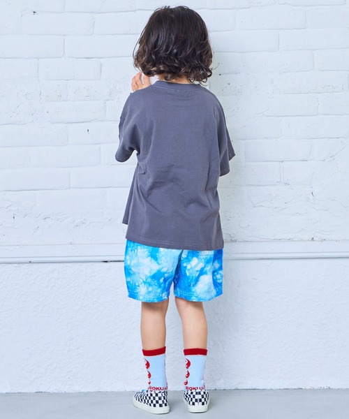 FRUIT OF THE LOOM(フルーツオブザルーム)の「【FRUIT OF THE LOOM】別注カレッジプリントT(Tシャツ/カットソー・キッズ・チャコール/オフホワイト・80/90/95/100/110/120/130/140/150)」の8枚目の写真