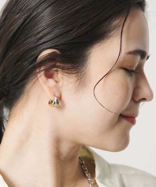 by Preek（バイプリーク）の「＜by Preek＞ミックス ボテロ フープ ピアス（ピアス（両耳用）・レディース・その他1・FREE）」の7枚目の写真