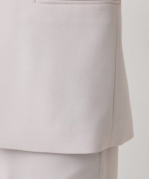 UNTITLED（アンタイトル）の「エアリーノーカラージャケット（ノーカラージャケット・レディース・チャコールグレー/ナチュラル/ネイビー・01/03/02/42/04/46/44/50/48/00）」の4枚目の写真