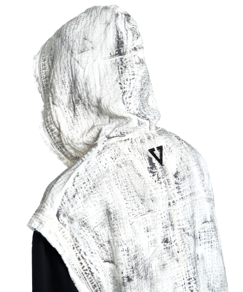 VONVAT(ヴォンバト)の「Dirty Linen Hood Vest (White)(ベスト・レディース・ホワイト・FREE)」の4枚目の写真