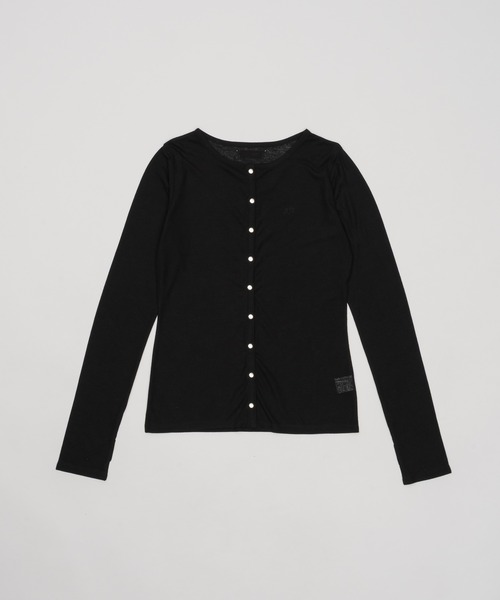 OUTERSUNSET カーディガン　sheer cardigan 黒　新品 NIGHT SKY SHEER CARDIGAN / 夜空シアーカーディガン