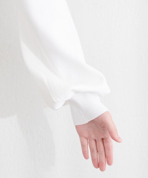 natural couture（ナチュラルクチュール）の「アシメデザイン釦カーデ（カーディガン/ボレロ・レディース・サックスブルー/オフホワイト/ピンク/ネイビー・FREE）」の13枚目の写真