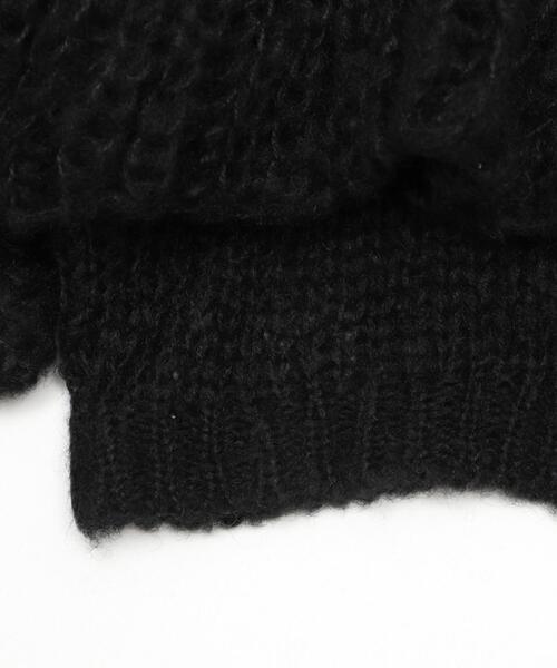 dispark（ディスパーク）の「DISPARK/【26年春夏新作】フリルメッシュショートカーデ（カーディガン/ボレロ・レディース・ブラック・FREE）」の5枚目の写真