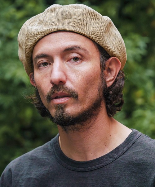 CAMBIO（カンビオ）の「mko13386- Large Thermo Beret サーモベレー帽(NF-261-BO008)（ハンチング/ベレー帽・メンズ・ブラック/ブラウン/ベージュ・FREE）」の10枚目の写真