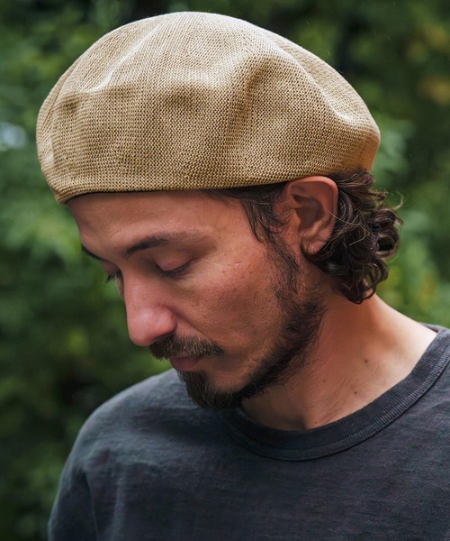 CAMBIO（カンビオ）の「mko13386- Large Thermo Beret サーモベレー帽(NF-261-BO008)（ハンチング/ベレー帽・メンズ・ブラック/ブラウン/ベージュ・FREE）」の11枚目の写真