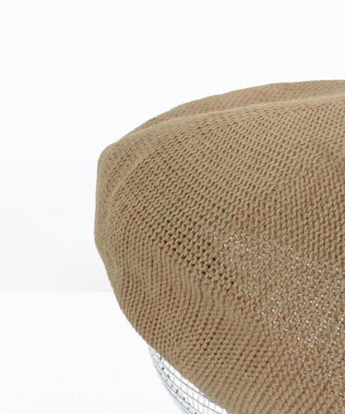 CAMBIO（カンビオ）の「mko13386- Large Thermo Beret サーモベレー帽(NF-261-BO008)（ハンチング/ベレー帽・メンズ・ブラック/ブラウン/ベージュ・FREE）」の18枚目の写真