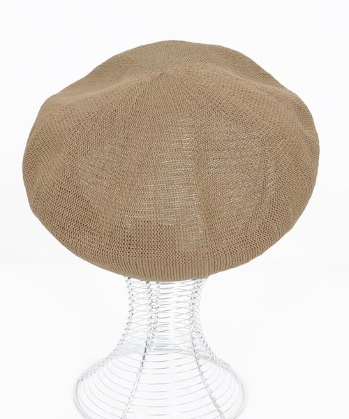 CAMBIO（カンビオ）の「mko13386- Large Thermo Beret サーモベレー帽(NF-261-BO008)（ハンチング/ベレー帽・メンズ・ブラック/ブラウン/ベージュ・FREE）」の19枚目の写真