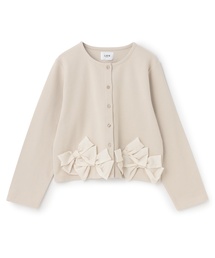 petit main LIEN（プティマインリアン）の「【親子リンク】リボンカーディガン（カーディガン/ボレロ）」