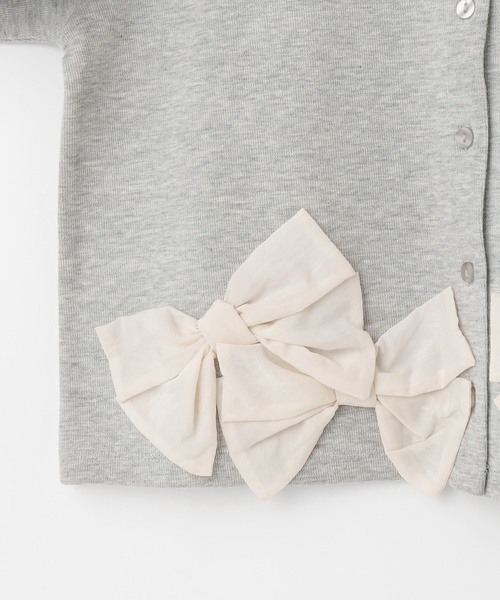 petit main LIEN（プティマインリアン）の「【親子リンク】リボンカーディガン（カーディガン/ボレロ・レディース・ネイビー/トップグレー/ライトベージュ・F）」の17枚目の写真