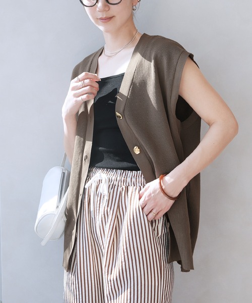 reca（レカ）の「ニュアンス釦ルーズベスト（ベスト）」 - WEAR