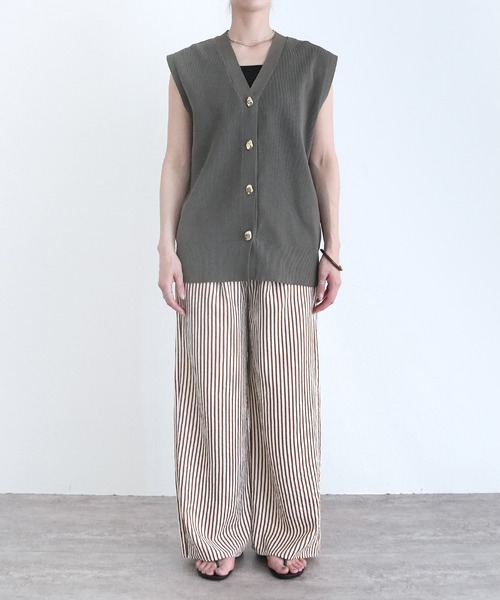 reca（レカ）の「ニュアンス釦ルーズベスト（ベスト）」 - WEAR
