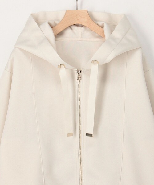 MICO COULIER（ミコクリエ）の「《セットアップ対応》軽量ボンディングパーカー（パーカー・レディース・カーキ/キナリ/ネイビー・38）」の16枚目の写真