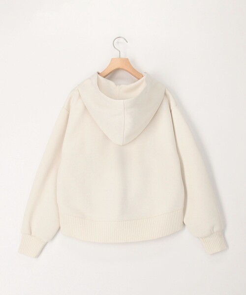 MICO COULIER（ミコクリエ）の「《セットアップ対応》軽量ボンディングパーカー（パーカー・レディース・カーキ/キナリ/ネイビー・38）」の14枚目の写真