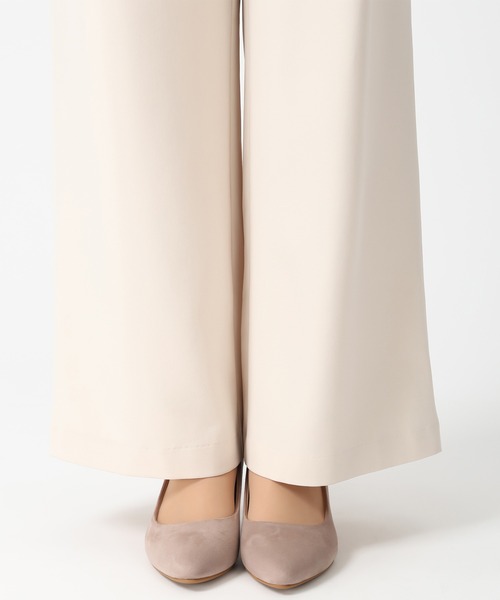 MISCH MASCH（ミッシュマッシュ）の「2026春夏新作 チェーンベルト付きタックワイドパンツ（スラックス・レディース・グレー/グリーン/ベージュ・M/S）」の8枚目の写真