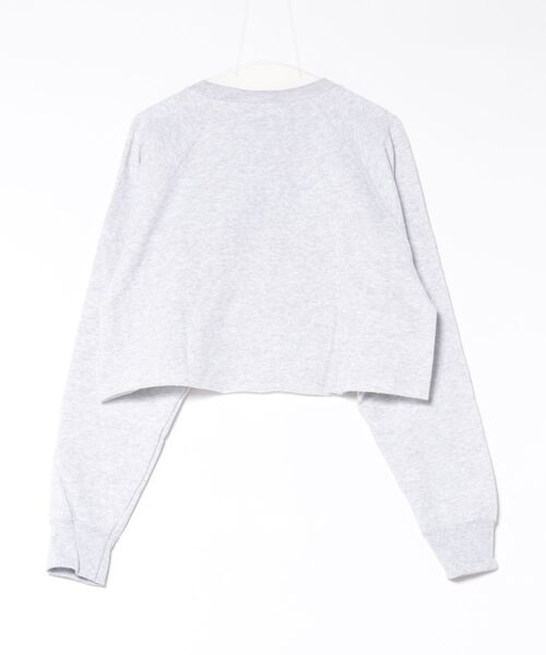 Cepica（セピカ）の「【BLACK SCORE】POOCCI CROPPED SWEATSHIRTS（スウェット・レディース・グレー・FREE）」の16枚目の写真