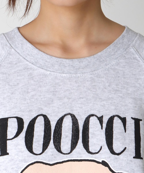 Cepica（セピカ）の「【BLACK SCORE】POOCCI CROPPED SWEATSHIRTS（スウェット・レディース・グレー・FREE）」の10枚目の写真