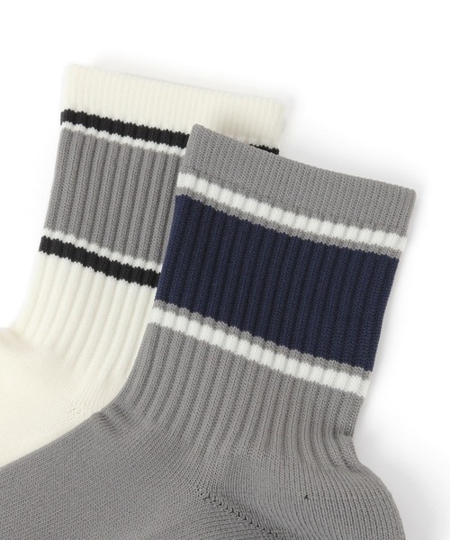 GLOBAL WORK（グローバルワーク）の「らくごこちフィットソックス/ミドル/635880（ソックス/靴下・メンズ・ブラック・FREE）」の3枚目の写真