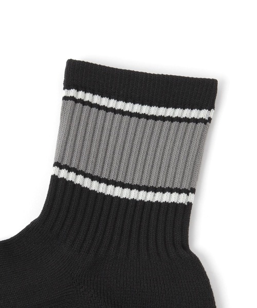 GLOBAL WORK（グローバルワーク）の「らくごこちフィットソックス/ミドル/635880（ソックス/靴下・メンズ・ブラック・FREE）」の5枚目の写真