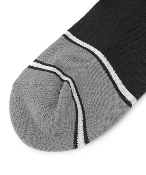 GLOBAL WORK（グローバルワーク）の「らくごこちフィットソックス/ミドル/635880（ソックス/靴下・メンズ・ブラック・FREE）」の6枚目の写真