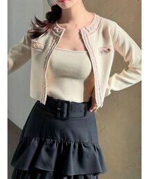 RESEXXY | ツイードデザインアンサンブル(ニット/セーター)