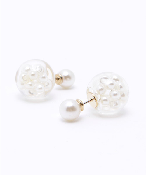 GLOBAL WORK（グローバルワーク）の「フウニュウピアス/710554（ピアス（両耳用）・レディース・ライトイエロー/ホワイト/イエロー系その他・FREE）」の4枚目の写真