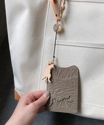 aoneco（アオネコ）の「aoneco リール付きパス（パスケース）」