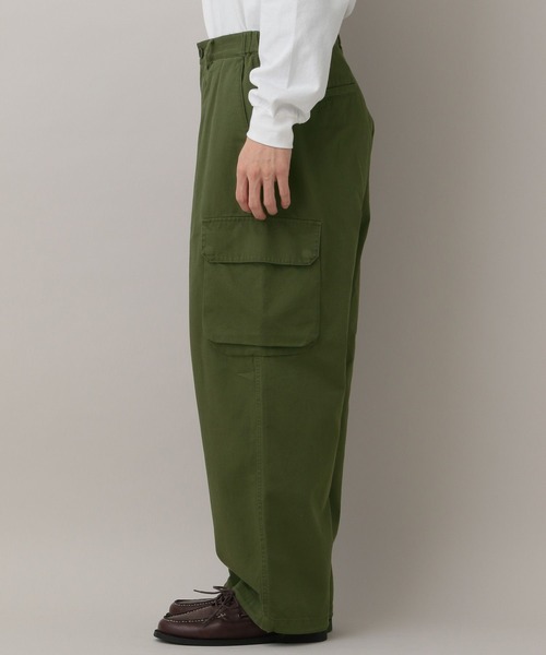 RAGEBLUE（レイジブルー）の「Military Cargo  Tuck Wide Pants/タックワイドミリタリーカーゴパンツ（カーゴパンツ・メンズ・ホワイト/ネイビー/カーキ/ブラック・MEDIUM/SMALL/LARGE）」の16枚目の写真