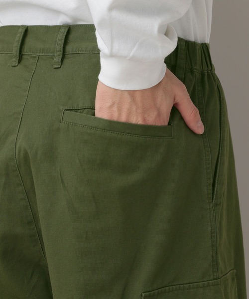 RAGEBLUE（レイジブルー）の「Military Cargo  Tuck Wide Pants/タックワイドミリタリーカーゴパンツ（カーゴパンツ・メンズ・ホワイト/ネイビー/カーキ/ブラック・MEDIUM/SMALL/LARGE）」の19枚目の写真