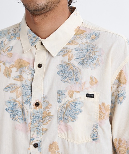 BILLABONG（ビラボン）の「BILLABONG メンズ SUNDAYS SS 半袖シャツ 【2026年春夏モデル】 BG011125（シャツ/ブラウス・メンズ・ベージュ・L/M）」の3枚目の写真