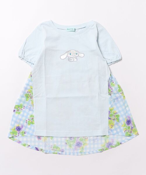 HAKKA KIDS（ハッカキッズ）の「【ハッカキッズ×サンリオキャラクターズ】[ジュニアサイズ]オリジナルプリント半袖Tシャツ（Tシャツ/カットソー・キッズ・杢グレー/サックスブルー・140cm/150cm）」の12枚目の写真