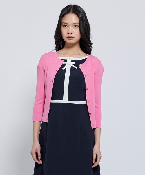 TOCCA(トッカ)の「SPRING TIME カーディガン(カーディガン/ボレロ・レディース・オールドローズ系/ライラック系/イエロー系・SMALL/MEDIUM)」の8枚目の写真