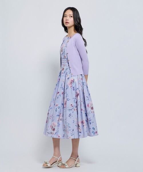 TOCCA(トッカ)の「SPRING TIME カーディガン(カーディガン/ボレロ・レディース・オールドローズ系/ライラック系/イエロー系・SMALL/MEDIUM)」の10枚目の写真