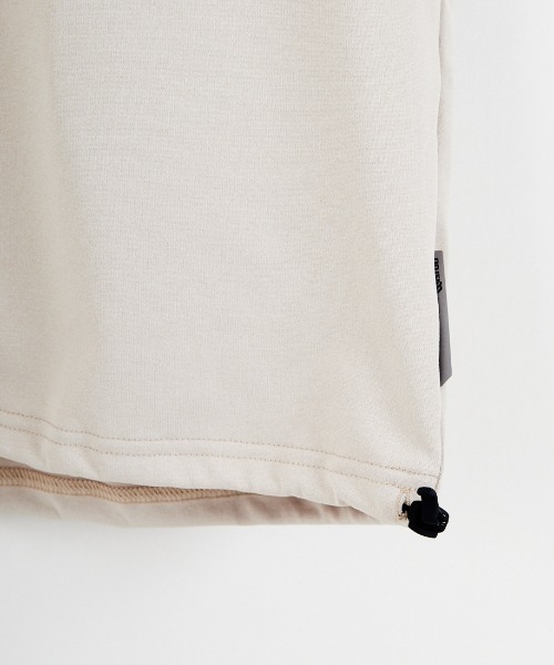 MIZUNO（ミズノ　）の「【WEB先行予約】[MIZUNO/ミズノ] 別注 ドローコード付き バックプリントTシャツ（Tシャツ/カットソー・レディース・ブラック/グレイッシュベージュ/ホワイト・XL/L/M/S）」の5枚目の写真