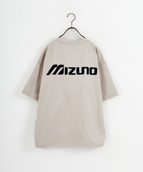 MIZUNO（ミズノ　）の「【WEB先行予約】[MIZUNO/ミズノ] 別注 ドローコード付き バックプリントTシャツ（Tシャツ/カットソー・レディース・ブラック/グレイッシュベージュ/ホワイト・XL/L/M/S）」の9枚目の写真
