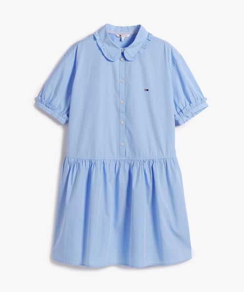 tommy jeans（トミー ジーンズ）の「ラッフルシャツワンピース（ワンピース・レディース・ライトブルー・X-SMALL/SMALL）」の5枚目の写真