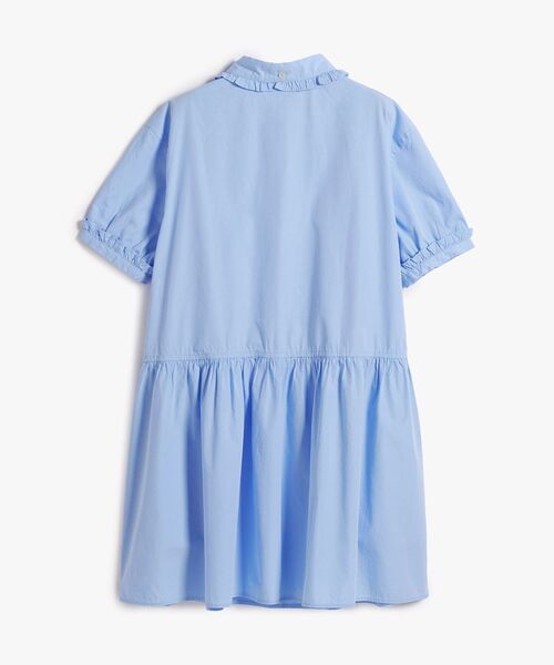 tommy jeans（トミー ジーンズ）の「ラッフルシャツワンピース（ワンピース・レディース・ライトブルー・X-SMALL/SMALL）」の6枚目の写真