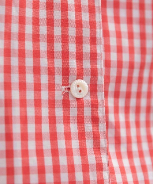 CHILD WOMAN（チャイルドウーマン）の「ギザギンガム開衿フレンチスリーブブラウス（シャツ/ブラウス・レディース・レッド・FREE）」の15枚目の写真