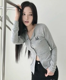 ◇MUCENT◇ブランド直輸入正規品/ANZ SLIM FIT R-NECK CARDIGAN アンツスリムフィットラウンドネックカーディガン