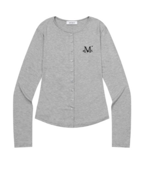 MUCENT(ムセント)の「◇MUCENT◇ブランド直輸入正規品/ANZ SLIM FIT R-NECK CARDIGAN アンツスリムフィットラウンドネックカーディガン(カーディガン/ボレロ・レディース・チャコール/グレー/ホワイト・FREE)」の22枚目の写真
