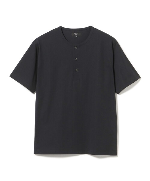 BEAMS HEART(ビームスハート)の「【6/18値下げ】トリコット 3B ヘンリーネック(ユニセックス)(Tシャツ/カットソー・メンズ・グレー/ブラック・S/M/L/XL)」の15枚目の写真
