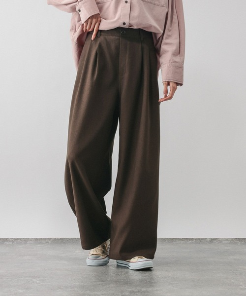 GLOBAL WORK（グローバルワーク）の「ペインターパンツ/636475（その他パンツ・レディース・チャコールグレー/ダークブラウン/ベージュ・LARGE/MEDIUM）」の2枚目の写真