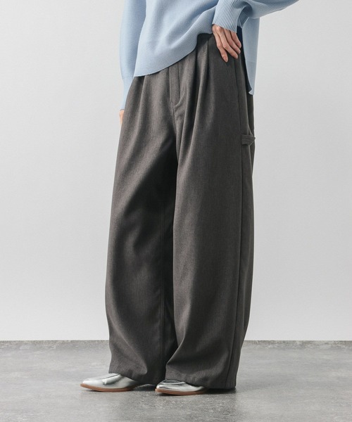 GLOBAL WORK（グローバルワーク）の「ペインターパンツ/636475（その他パンツ・レディース・チャコールグレー/ダークブラウン/ベージュ・LARGE/MEDIUM）」の15枚目の写真