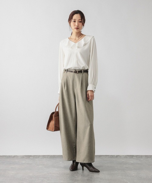 GLOBAL WORK（グローバルワーク）の「ペインターパンツ/636475（その他パンツ・レディース・チャコールグレー/ダークブラウン/ベージュ・LARGE/MEDIUM）」の22枚目の写真