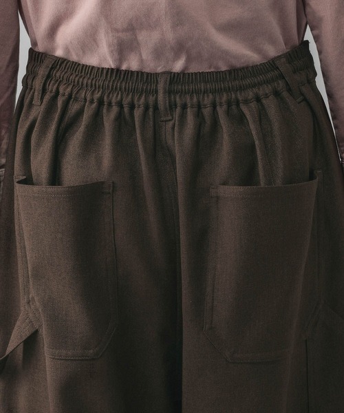 GLOBAL WORK（グローバルワーク）の「ペインターパンツ/636475（その他パンツ・レディース・チャコールグレー/ダークブラウン/ベージュ・LARGE/MEDIUM）」の4枚目の写真