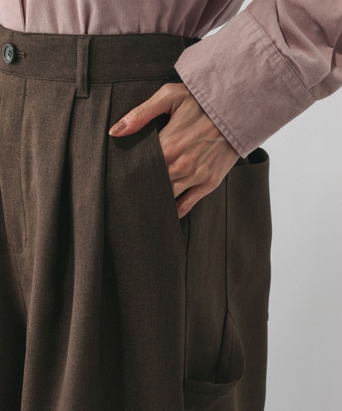 GLOBAL WORK（グローバルワーク）の「ペインターパンツ/636475（その他パンツ・レディース・チャコールグレー/ダークブラウン/ベージュ・LARGE/MEDIUM）」の7枚目の写真